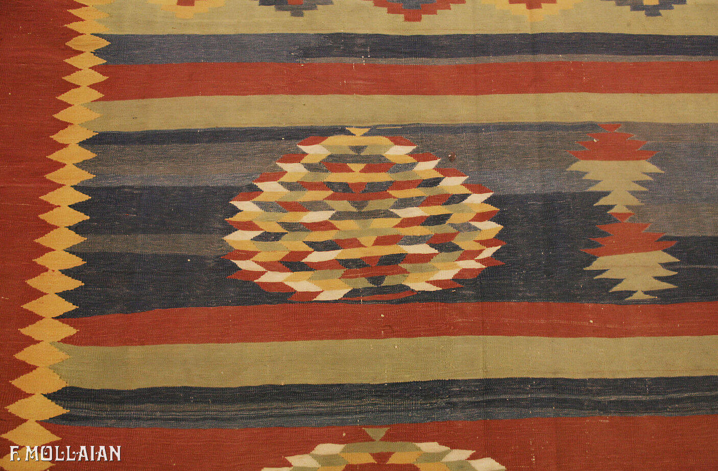 Antique Indian Dhurrie Kilim n°:47106978